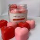 Mini Soap Jars: Hearts - Mandy and Co
