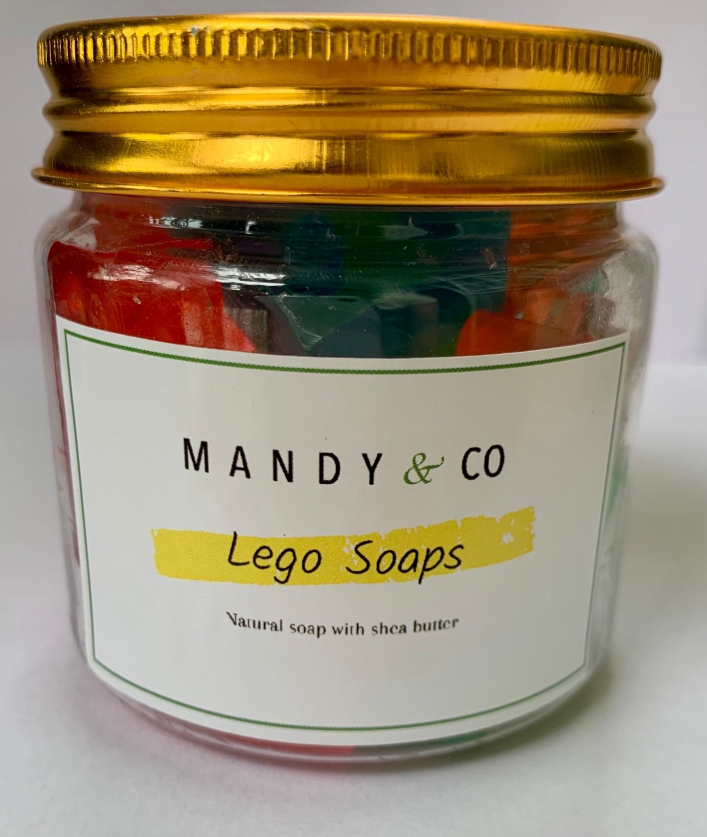 Mini Soap Jars: Lego - Mandy and Co
