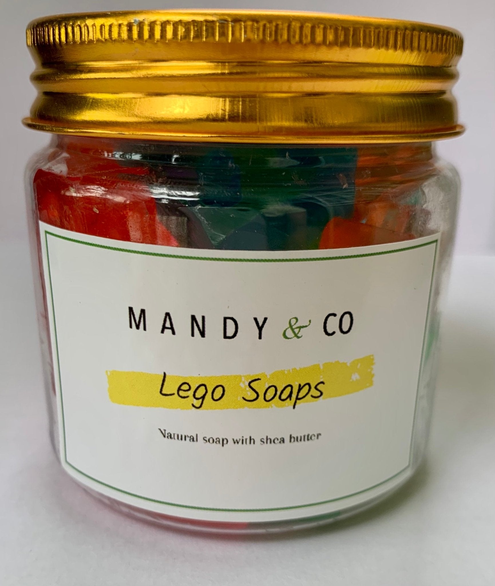Mini Soap Jars: Lego - Mandy and Co