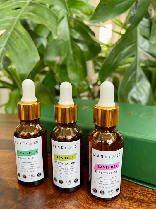 Pure Essential Oils - Gift Pack of 3 - Mandy and Co