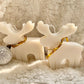 Reindeer Candle – Artisanal Holiday Decor - Mandy and Co